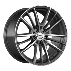 Jante aluminium AEZ Kaiman Dark, 8x20 ET30 5x120 72,6, gunmetal polished