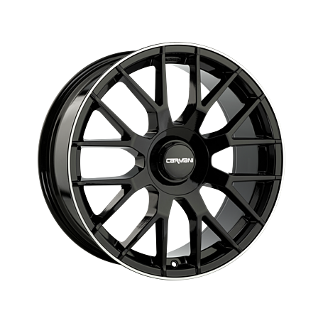 Jante aluminium Carmani 19 Hugo, 8x19 ET47 5x112 66,7, black lip polish
