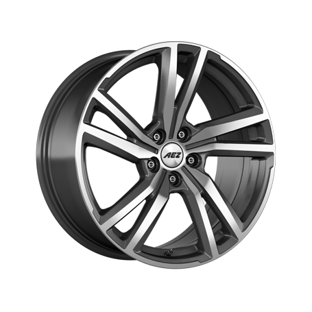Jante aluminium AEZ North Dark, 7,5x18 ET48 5x112 70,1, gunmetal polished
