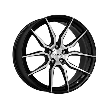 Jante aluminium Dotz Misano Dark, 8,5x20 ET35 5x112 70,1, gunmetal polished