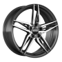 Jante aluminium Dotz Interlagos Dark, 7,5x18 ET45 5x114,3 71,6, gunmetal polished