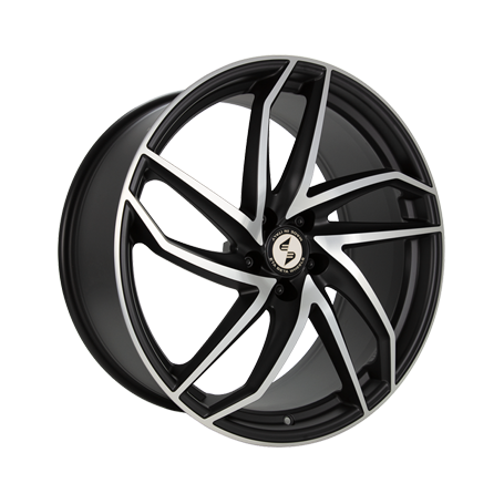 Jante aluminium Eta Beta Heron, 8,5x20 ET45 5x114,3 78,1, black matt full polish