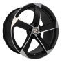 Jante aluminium Eta Beta Magic, 8,5x19 ET47 5x112 66,5, black matt full polish