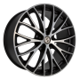 Jante aluminium Eta Beta Piuma-C, 8x18 ET45 5x112 73,06, black matt full polish