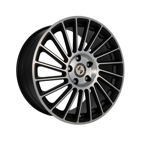 Jante aluminium Eta Beta Venti-R, 7,5x18 ET45 5x114,3 73,06, black matt full polish