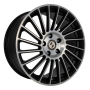 Jante aluminium Eta Beta Venti-R, 7,5x18 ET45 5x114,3 73,06, black matt full polish
