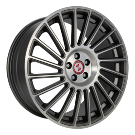 Jante aluminium Eta Beta Venti-R, 8,5x19 ET33 5x120 72,6, antracite matt full polish