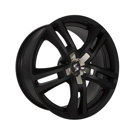 Jante aluminium Eta Beta Uriel, 10x20 ET45 5x130 71,6, black - inox cap