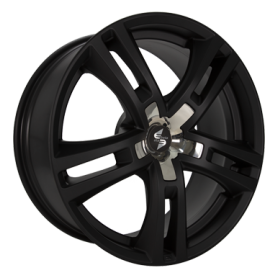 Jante aluminium Eta Beta Uriel, 10x22 ET40 5x120 72,6, black - inox cap
