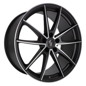 Jante aluminium Eta Beta Manay, 9x20 ET45 5x130 71,6, black matt polish