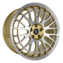 Jante aluminium Eta Beta Unit, 8,5x19 ET25 5x112 78,1, gold lip spokes polish