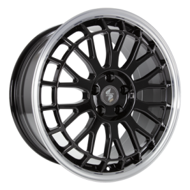 Jante aluminium Eta Beta Unit, 8,5x19 ET35 5x112 78,1, black lip polish