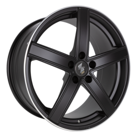 Jante aluminium Eta Beta Uros, 9x20 ET45 5x130 71,6, black lip polish