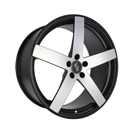 Jante aluminium Eta Beta Uros S-K, 8,5x19 ET35 5x112 78,1, black matt polish
