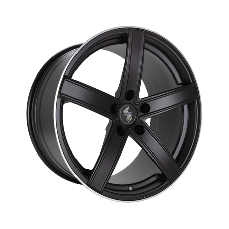 Jante aluminium Eta Beta Uros-K, 8,5x19 ET35 5x112 78,1, black lip polish