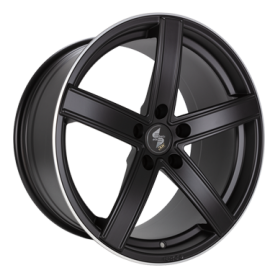 Jante aluminium Eta Beta Uros-K, 10,5x20 ET30 5x112 78,1, black lip polish