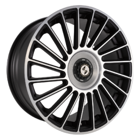 Jante aluminium Eta Beta Venti-R ZV, 7,5x18 ET38 5x100 67,1, Black matt full pol. R.Silber/M.Schw.