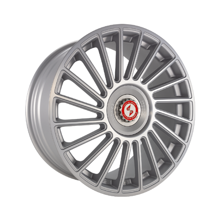 Jante aluminium Eta Beta Venti-R ZV, 8,5x19 ET35 5x112 78,1, Silver matt full pol R.Silber/M.Silb.