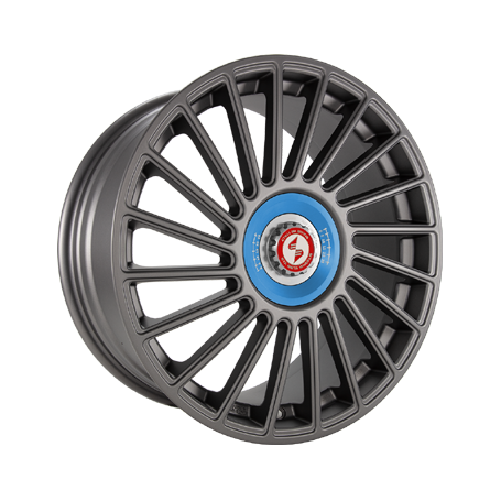 Jante aluminium Eta Beta Venti-R ZV, 8,5x19 ET45 5x108 78,1, Anthracite matt R.Blau/M.Silber