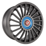 Jante aluminium Eta Beta Venti-R ZV, 8,5x19 ET45 5x108 78,1, Anthracite matt R.Blau/M.Silber