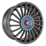 Jante aluminium Eta Beta Venti-R ZV, 8,5x19 ET35 5x112 78,1, Anthracite matt R.Blau/M.Rot
