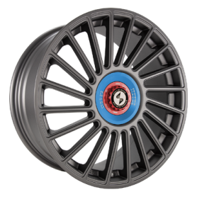 Jante aluminium Eta Beta Venti-R ZV, 10,5x20 ET35 5x120 72,6, Anthracite matt R.Blau/M.Rot