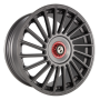 Jante aluminium Eta Beta Venti-R ZV, 10,5x20 ET25 5x108 78,1, Anthracite matt R.Silber/M.Rot