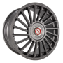 Jante aluminium Eta Beta Venti-R ZV, 9,5x21 ET38 5x108 78,1, Anthracite matt R.Silber/M.Silber