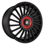 Jante aluminium Eta Beta Venti-R ZV, 8,5x20 ET38 5x120 78,1, Black matt R.Rot/M.Schwarz