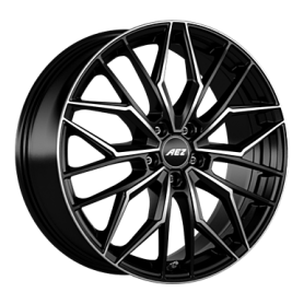 Jante aluminium AEZ Porto Dark, 8,5x21 ET38 5x112 70,1, gunmetal polished
