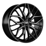 Jante aluminium AEZ Porto Dark, 8,5x21 ET38 5x112 70,1, gunmetal polished