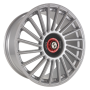 Jante aluminium Eta Beta Venti-R ZV, 8,5x20 ET38 5x115 78,1, Silver R.Schwarz/M.Rot