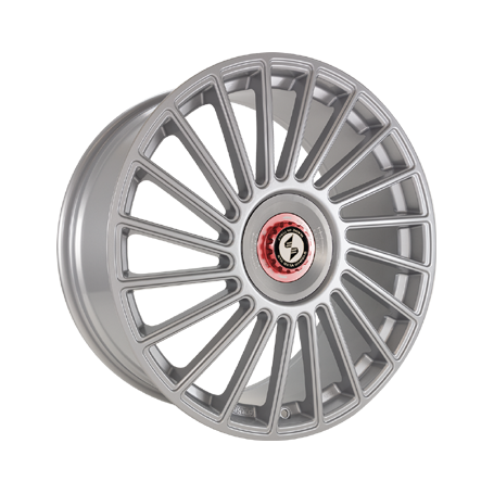 Jante aluminium Eta Beta Venti-R ZV, 8,5x20 ET25 5x112 78,1, Silver R.Silber/M.Rot