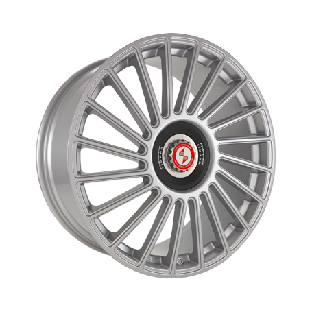 Jante aluminium Eta Beta Venti-R ZV, 9,5x21 ET35 5x114,3 78,1, Silver R.Schw./M.Silber