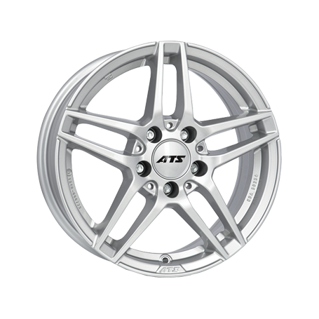 Jante aluminium ATS Mizar, 8,5x18 ET48 5x112 66,6, polar-silber