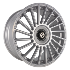 Jante aluminium Eta Beta Venti-R ZV, 8,5x20 ET48 5x130 71,6, Silver matt full pol R.Silber/M.Schw.