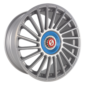 Jante aluminium Eta Beta Venti-R ZV, 11x21 ET38 5x112 78,1, Silver matt full pol R.Blau/M.Silber
