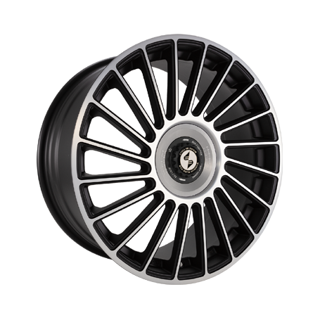 Jante aluminium Eta Beta Venti-R ZV, 9,5x21 ET21 5x112 78,1, Black matt full pol. R.Silber/M.Schw.