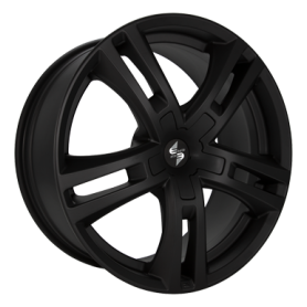 Jante aluminium Eta Beta Uriel, 11x23 ET30 5x130 84,1, black - black cap