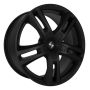 Jante aluminium Eta Beta Uriel, 11x23 ET30 5x130 84,1, black - black cap