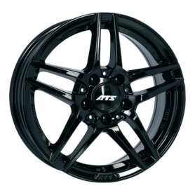 Jante aluminium ATS Mizar, 8x18 ET48 5x112 66,5, schwarz glänzend