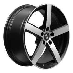 Jante aluminium Eta Beta Eros, 8x18 ET40 5x108 67,1, black matt polish