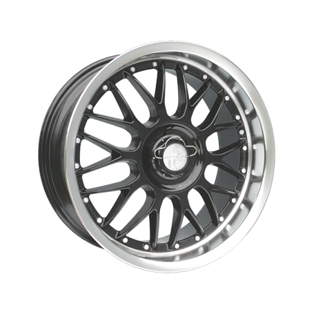 Jante aluminium Keskin KT4 New Racer, 8,5x18 ET13 5x112 76,9, schwarz randpoliert
