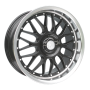 Jante aluminium Keskin KT4 New Racer, 8,5x18 ET13 5x112 76,9, schwarz randpoliert