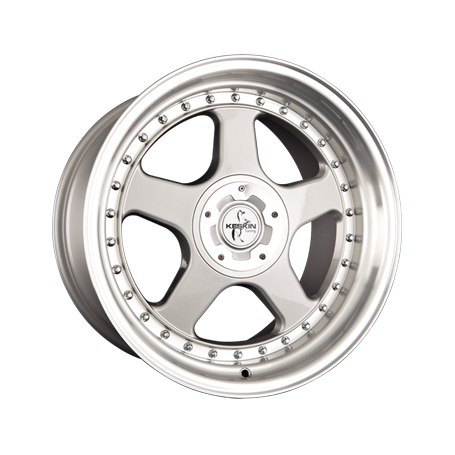 Jante aluminium Keskin KT1 Klassik, 8,5x18 ET30 5x100 72,6, silver lip polish