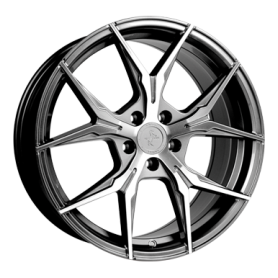 Jante aluminium Keskin KT19 Angel, 8x18 ET40 5x114,3 72,6, palladium front polish