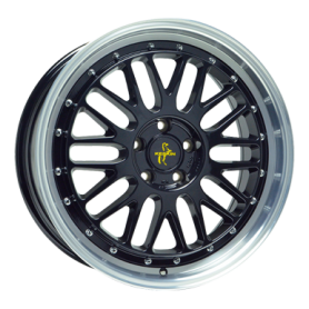 Jante aluminium Keskin KT22 Retro, 8x18 ET35 5x120 72,6, black lip polish