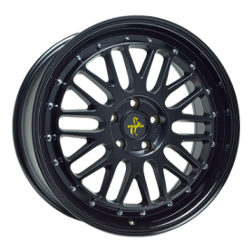 Jante aluminium Keskin KT22 Retro, 8x18 ET45 5x108 72,6, matt black painted