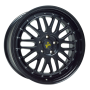 Jante aluminium Keskin KT22 Retro, 8x18 ET45 5x108 72,6, matt black painted