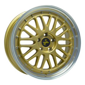 Jante aluminium Keskin KT22 Retro, 8x18 ET30 5x100 57,1, gold lip polish